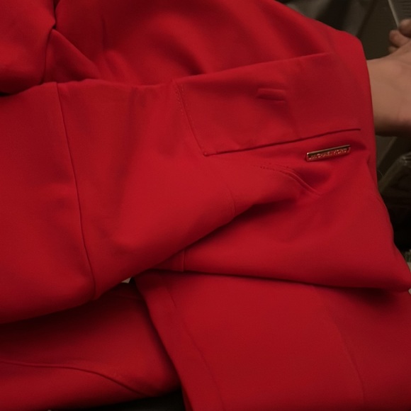 🔥Michael Kors, Scarlet red slacks, COZY, size Large - Picture 7 of 11